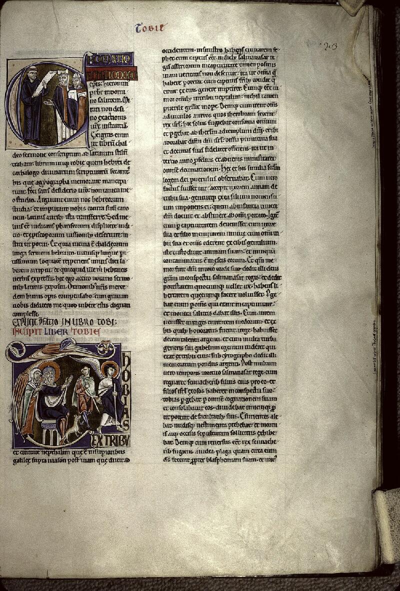 Clermont-Ferrand, Bibl. mun., ms. 0001, p. 203 - vue 1