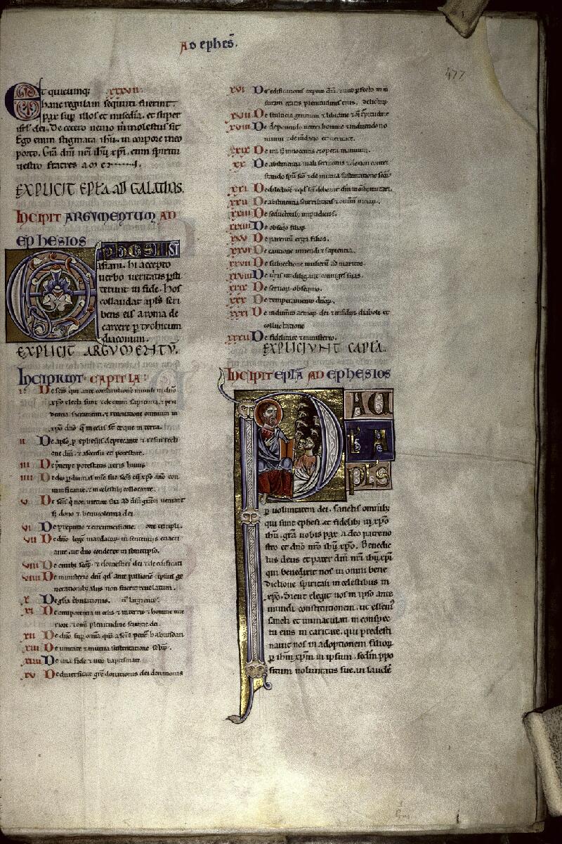 Clermont-Ferrand, Bibl. mun., ms. 0001, p. 477 - vue 1