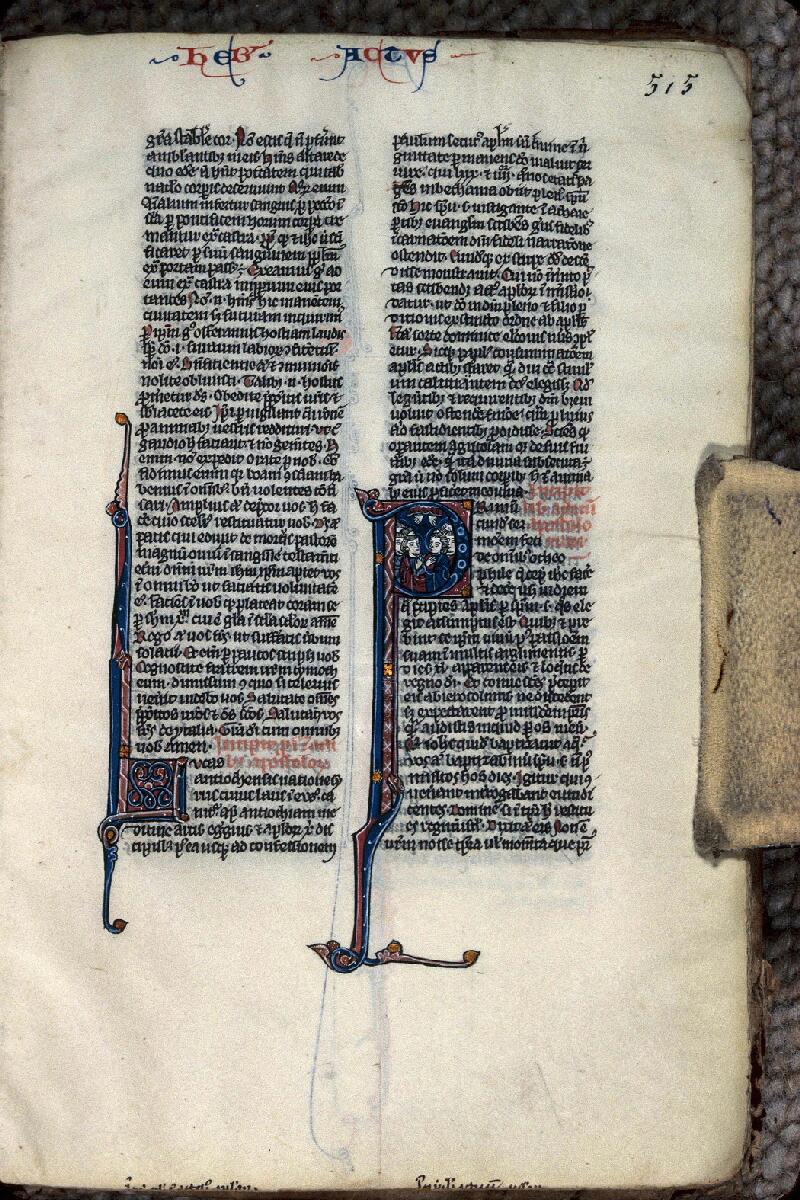 Clermont-Ferrand, Bibl. mun., ms. 0021, f. 515 - vue 1