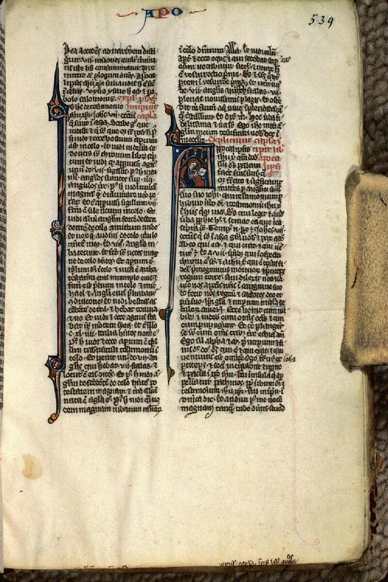 Clermont-Ferrand, Bibl. mun., ms. 0021, f. 539 - vue 1