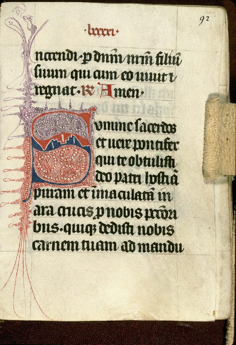 Clermont-Ferrand, Bibl. mun., ms. 0055, f. 092