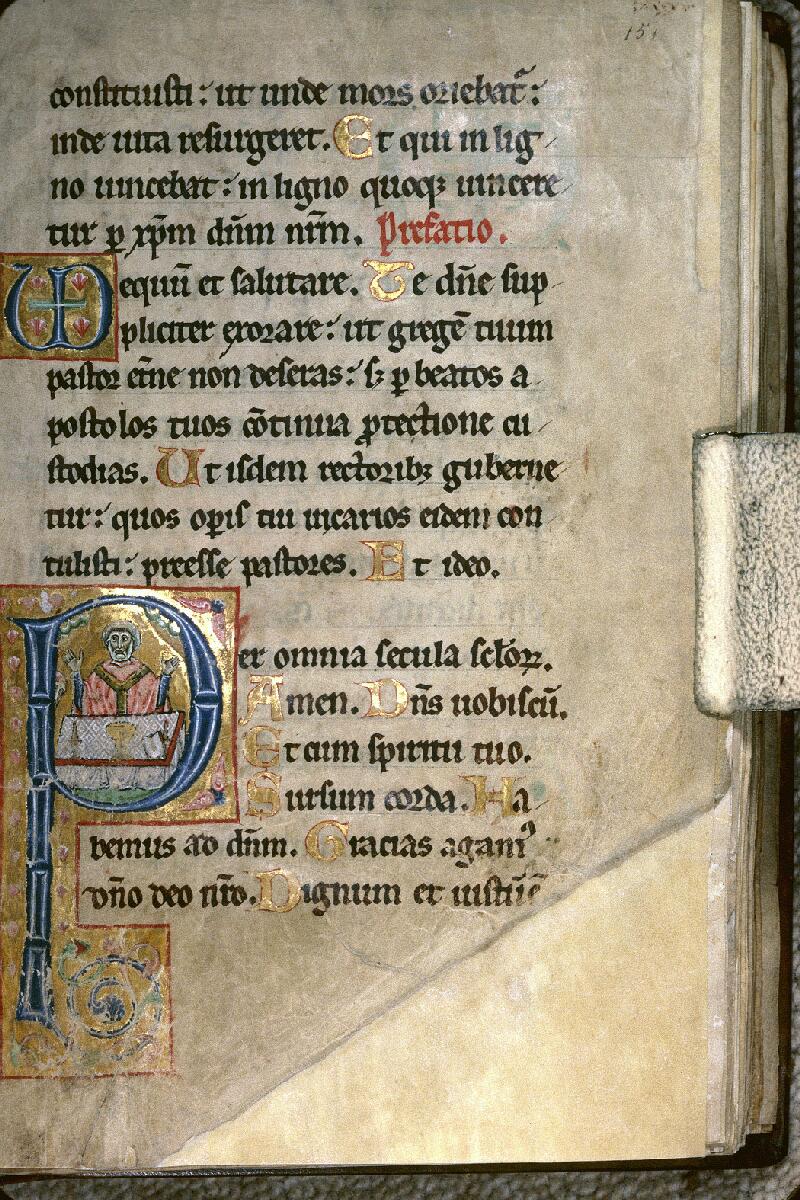 Clermont-Ferrand, Bibl. mun., ms. 0061, f. 151 - vue 1
