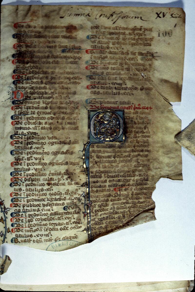 Clermont-Ferrand, Bibl. mun., ms. 0100, f. 001