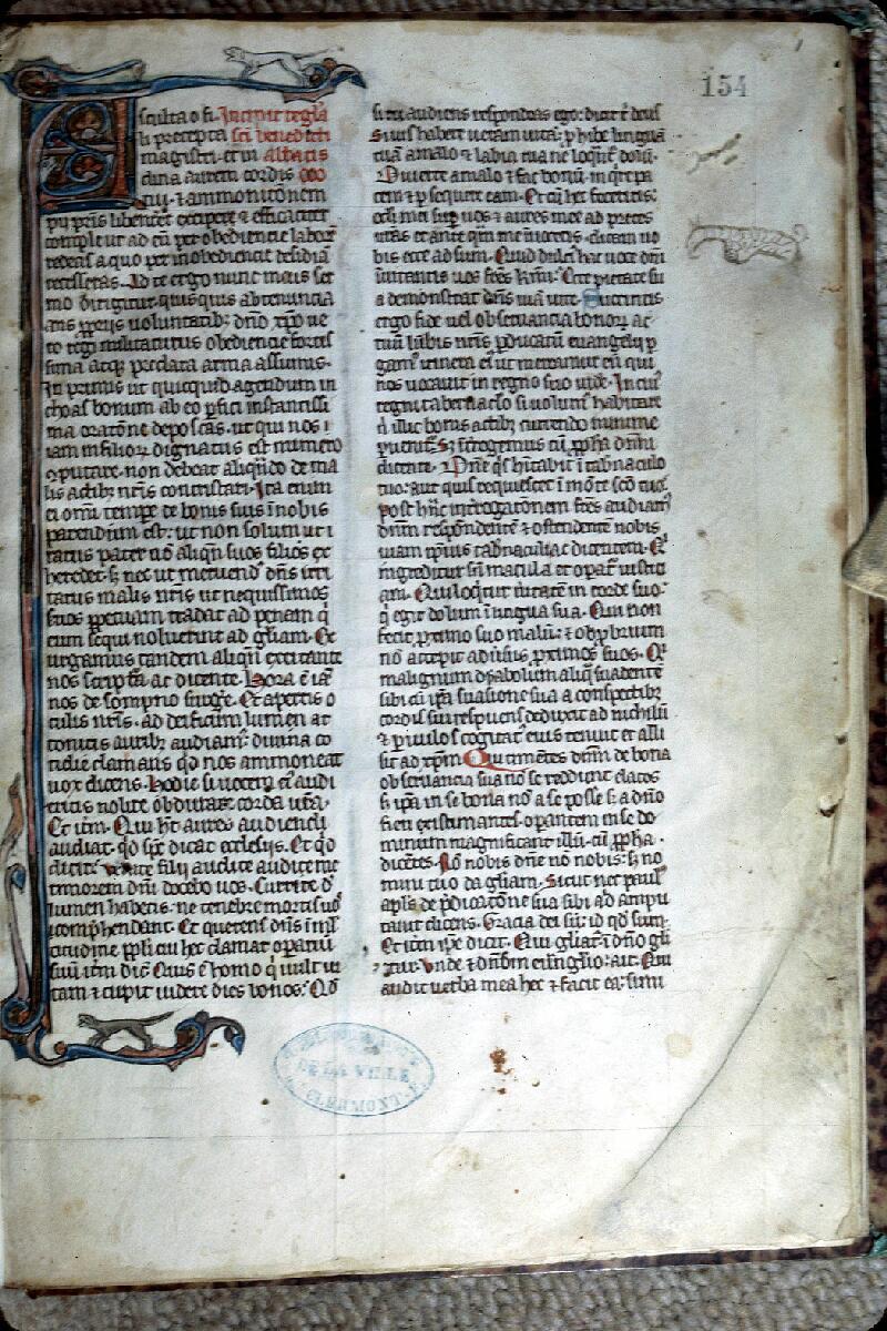 Clermont-Ferrand, Bibl. mun., ms. 0154, f. 001