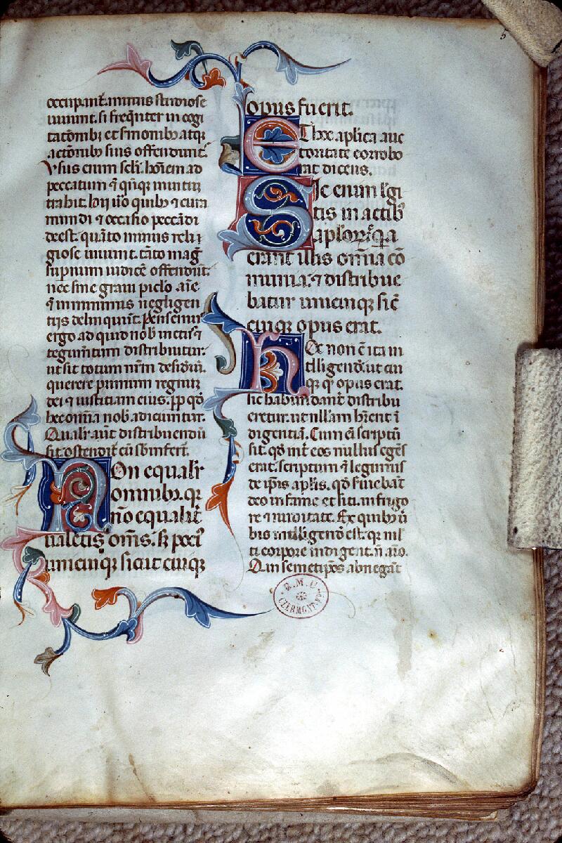 Clermont-Ferrand, Bibl. mun., ms. 0158, f. 005 - vue 1