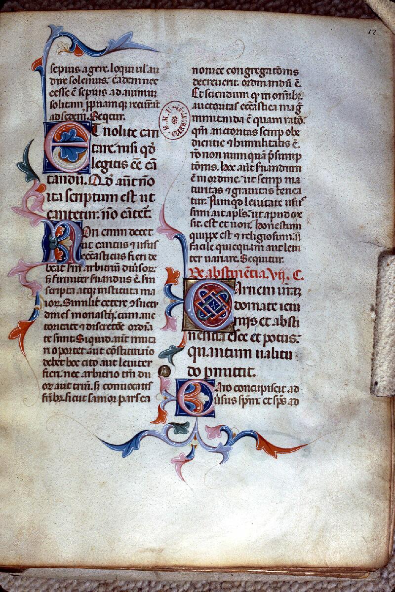 Clermont-Ferrand, Bibl. mun., ms. 0158, f. 012