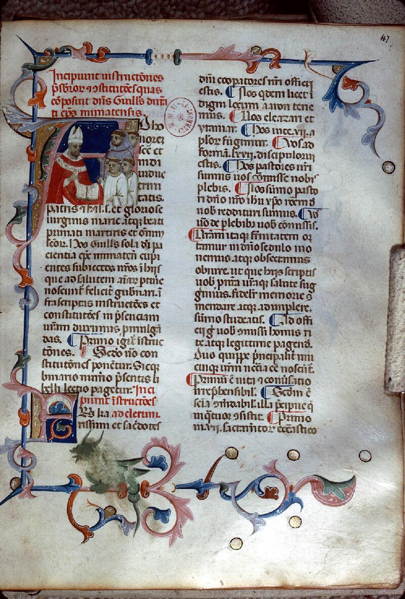 Clermont-Ferrand, Bibl. mun., ms. 0158, f. 047 - vue 1
