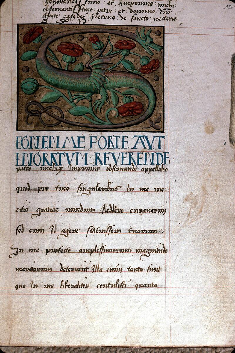 Clermont-Ferrand, Bibl. mun., ms. 1510, f. 013 - vue 1