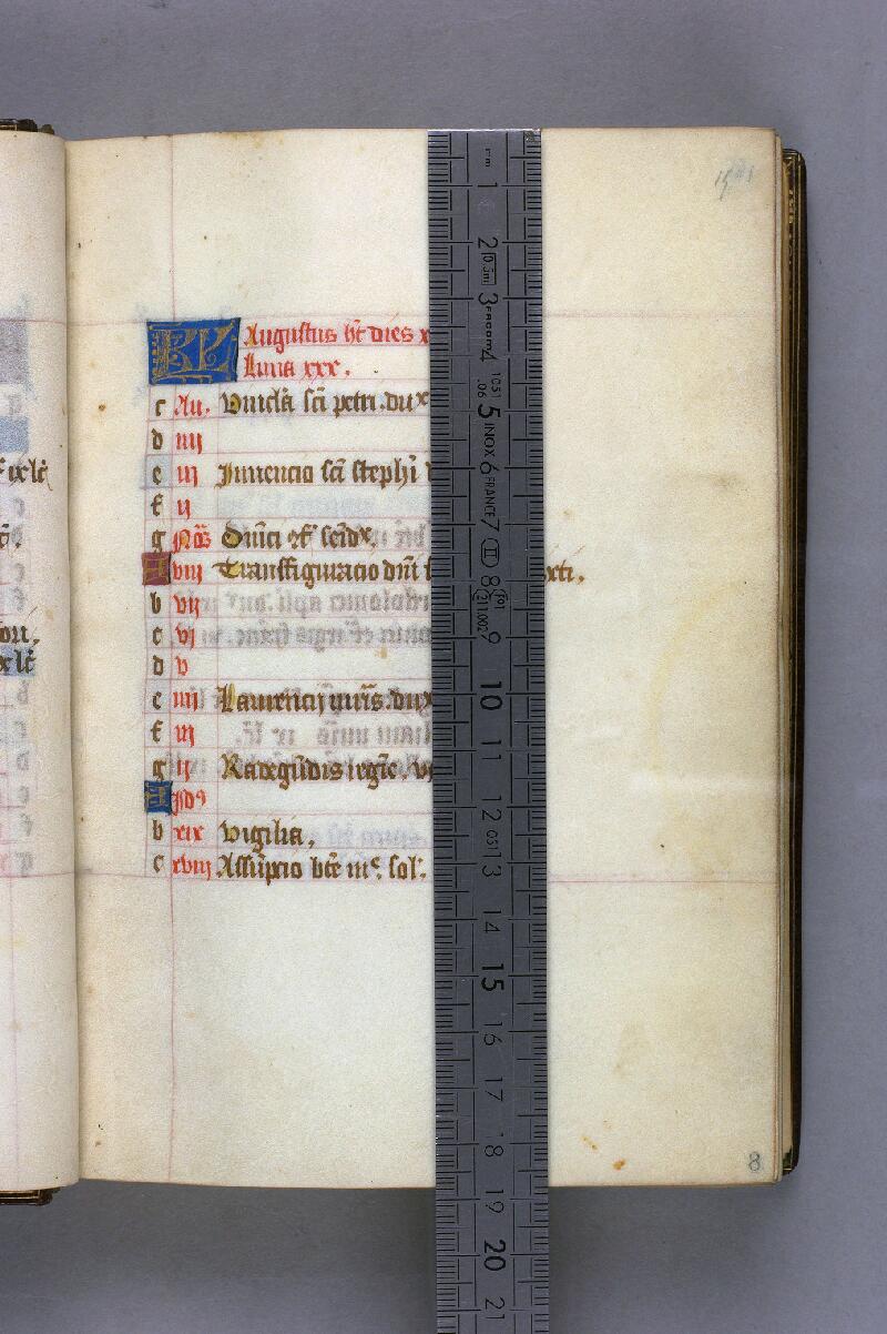 Clermont-Ferrand, Bibl. mun., ms. 2258, f. 008 - vue 1