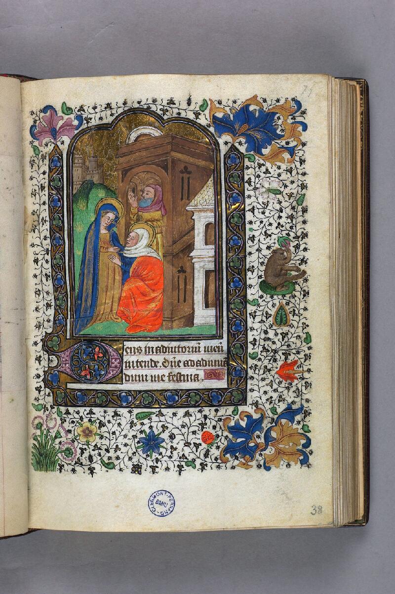 Clermont-Ferrand, Bibl. mun., ms. 2258, f. 038 - vue 1