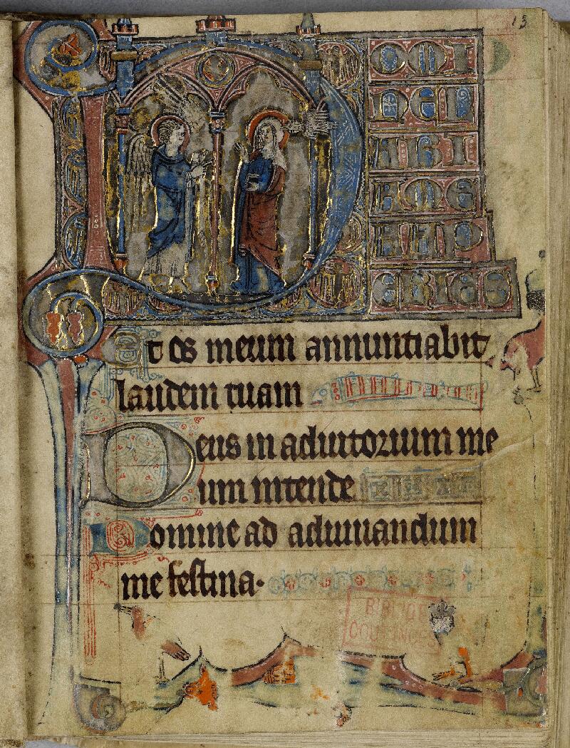 Coutances, Bibl. mun., ms. 0004, f. 013 - vue 1