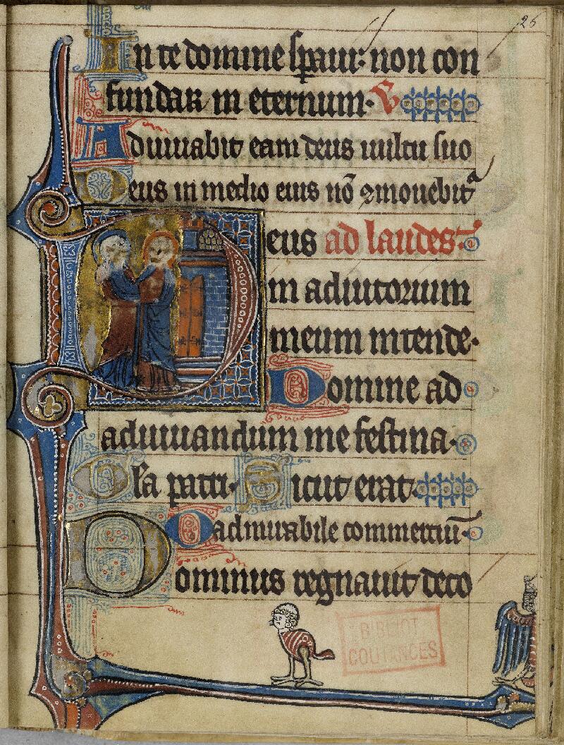 Coutances, Bibl. mun., ms. 0004, f. 026 - vue 1