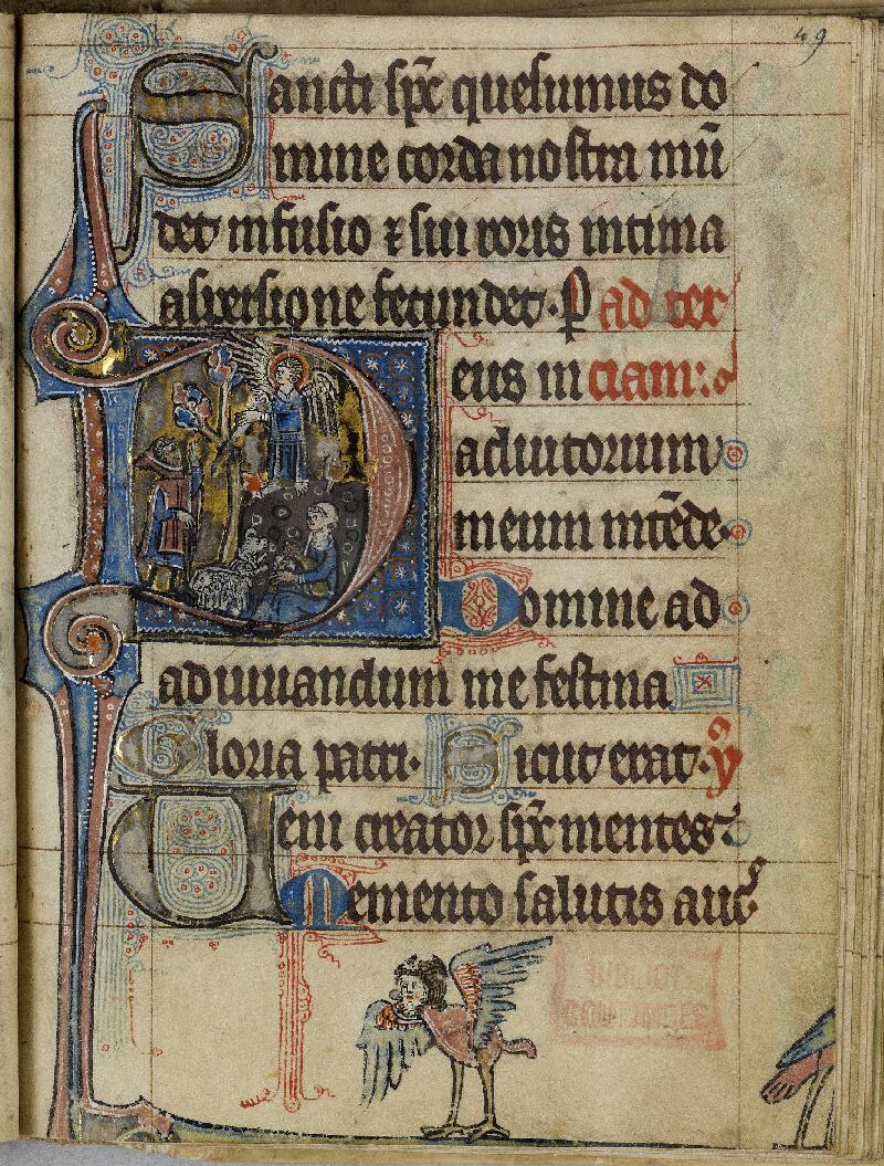 Coutances, Bibl. mun., ms. 0004, f. 049 - vue 1