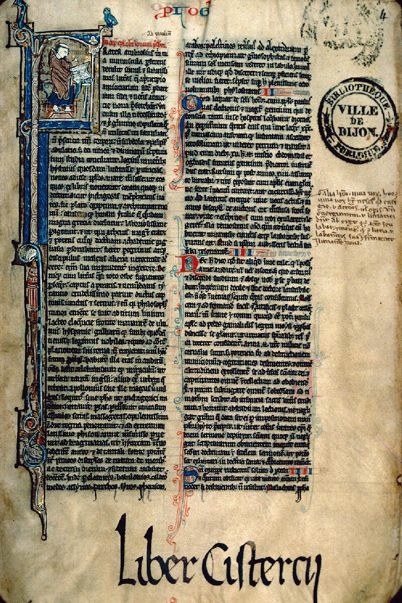 Dijon, Bibl. mun., ms. 0004, f. 004 - vue 1