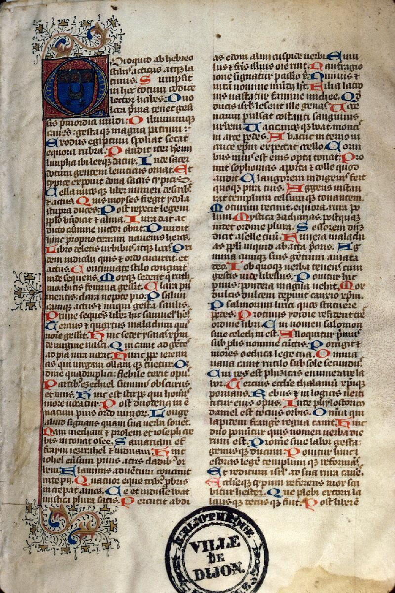 Dijon, Bibl. mun., ms. 0008, f. 000I