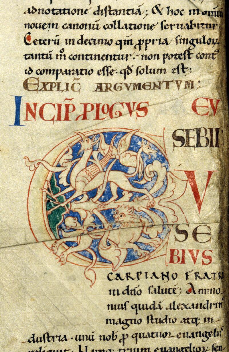 Dijon, Bibl. mun., ms. 0015, f. 003v - vue 2