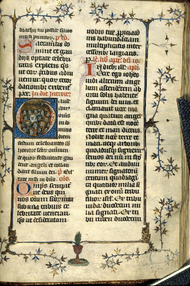 Dijon, Bibl. mun., ms. 0110, f. 387 - vue 1