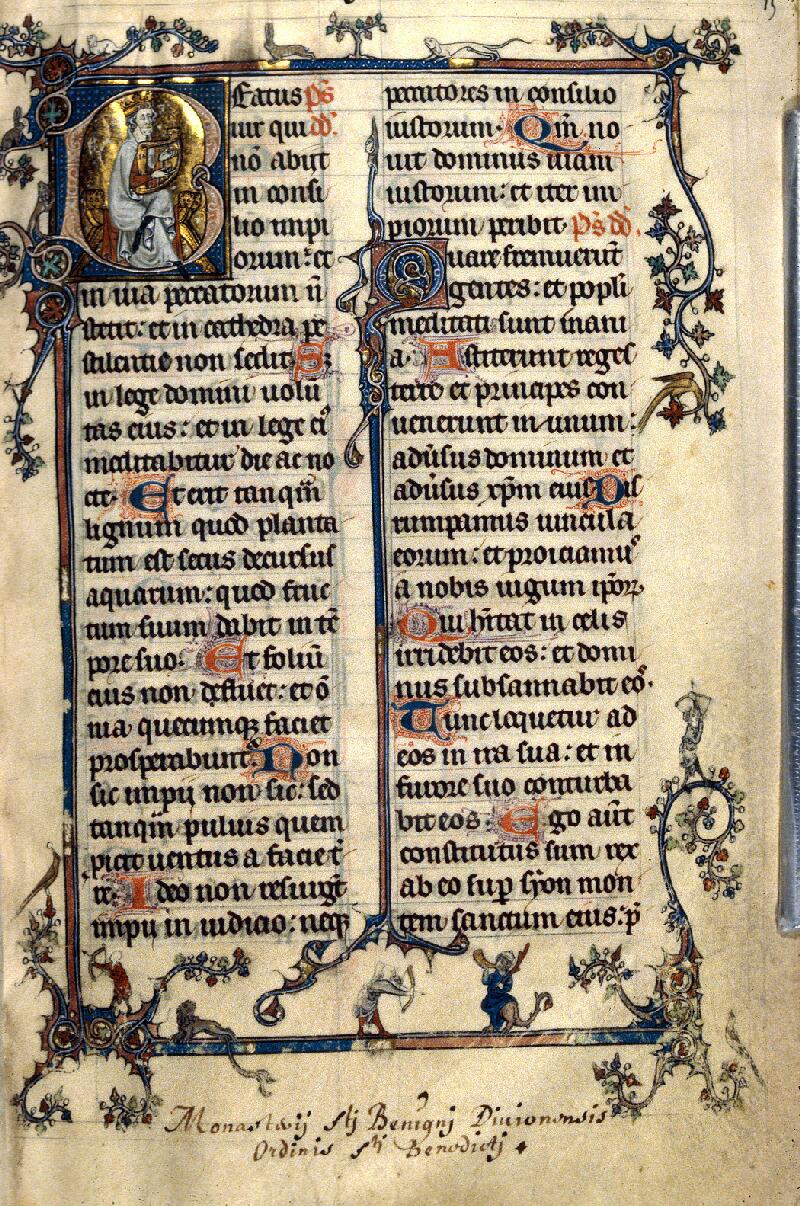 Dijon, Bibl. mun., ms. 0113, f. 015 - vue 1