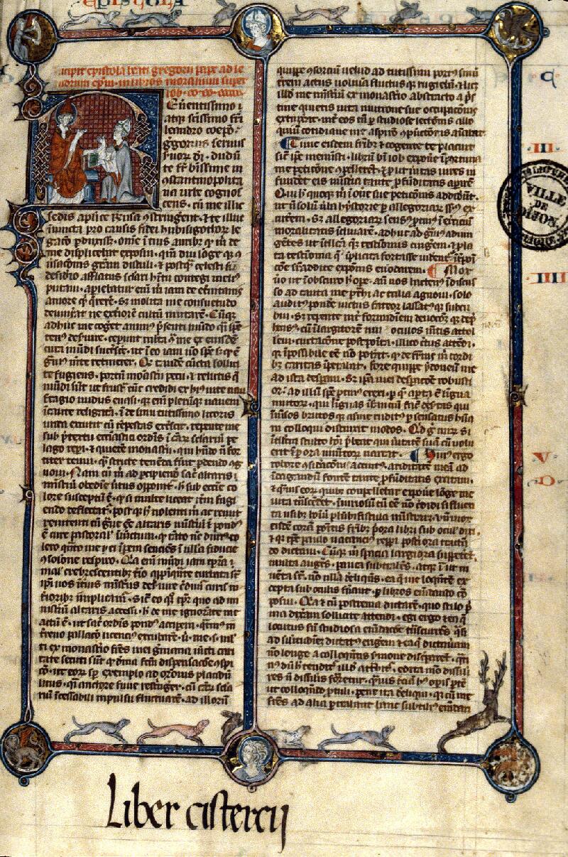 Dijon, Bibl. mun., ms. 0172, f. 002 - vue 1