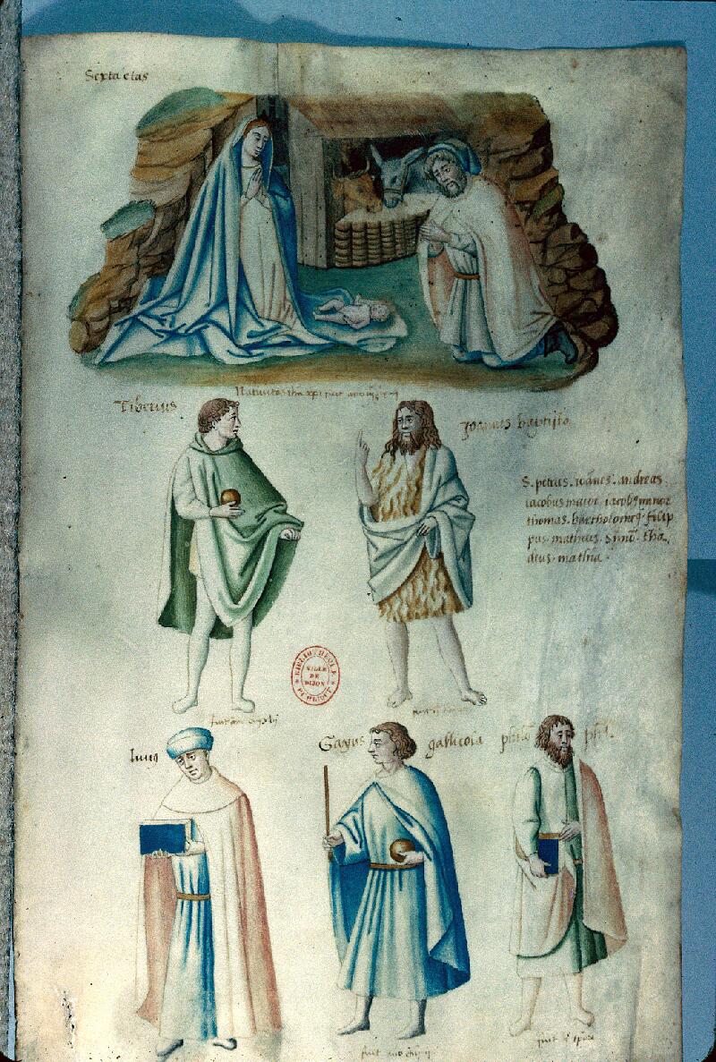 Dijon, Bibl. mun., ms. 2949 - vue 1