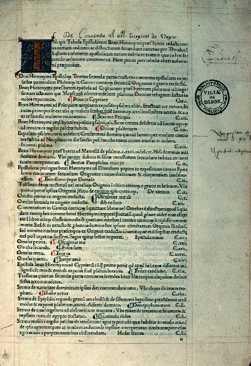 Dijon, Bibl. mun., inc. 20423, t. II, f. 001