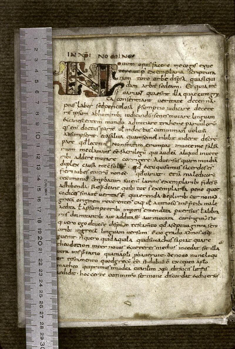 Douai, Bibl. mun., ms. 0013, f. 001v - vue 1