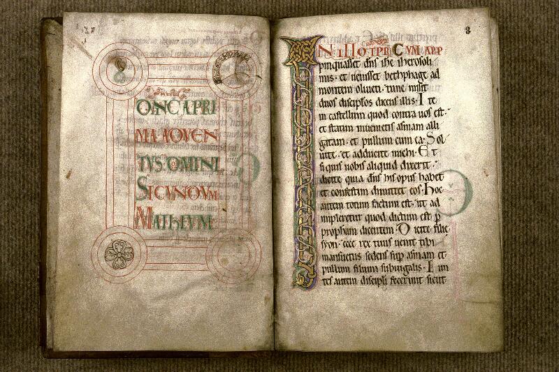 Douai, Bibl. mun., ms. 0094, f. 002v-003 - vue 2