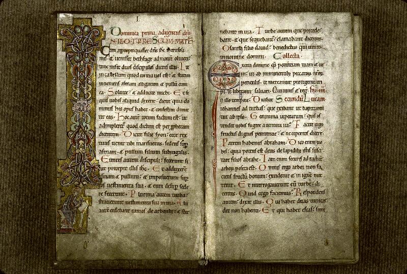 Douai, Bibl. mun., ms. 0095, f. 001v-002 - vue 2