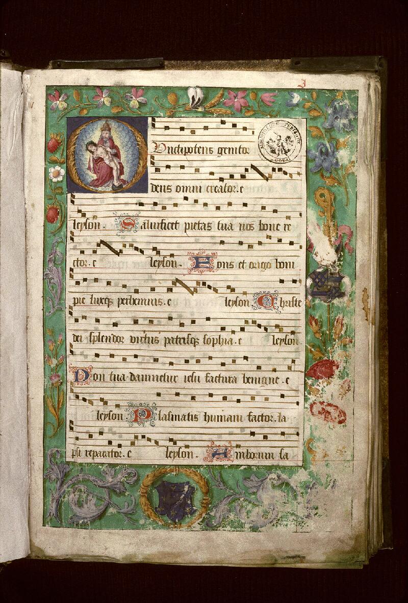 Douai, Bibl. mun., ms. 0124, f. 001 - vue 1