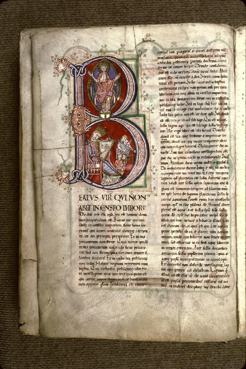 Douai, Bibl. mun., ms. 0250, t. I, f. 002v - vue 1