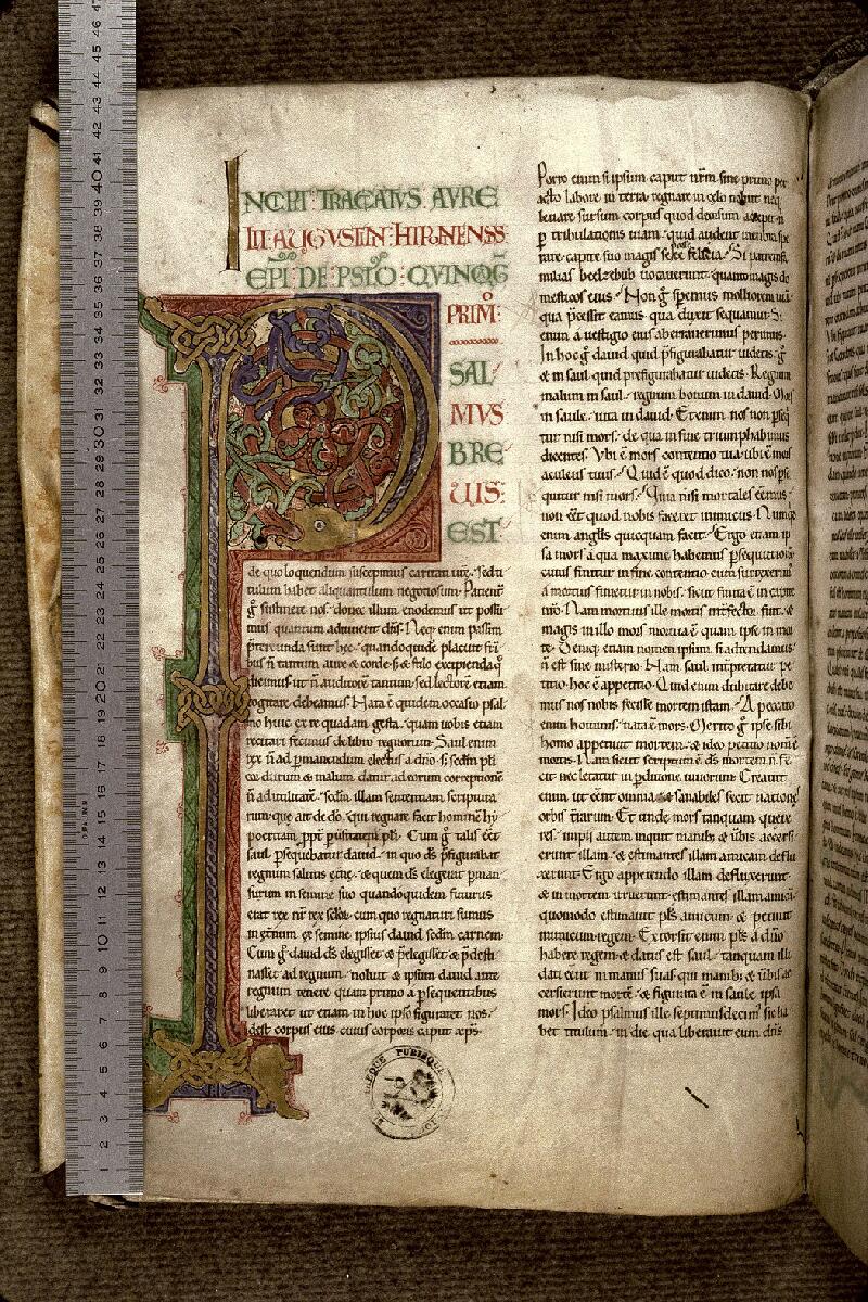 Douai, Bibl. mun., ms. 0250, t. II, f. 001v - vue 1
