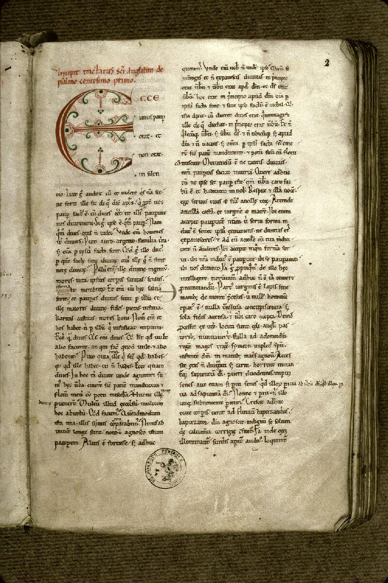 Douai, Bibl. mun., ms. 0250, t. III, f. 002 - vue 2
