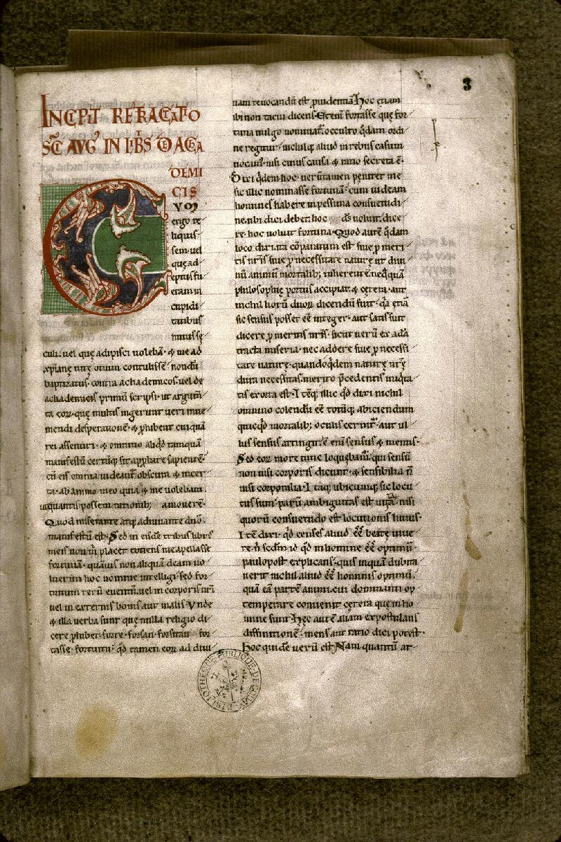 Douai, Bibl. mun., ms. 0261, f. 003 - vue 2