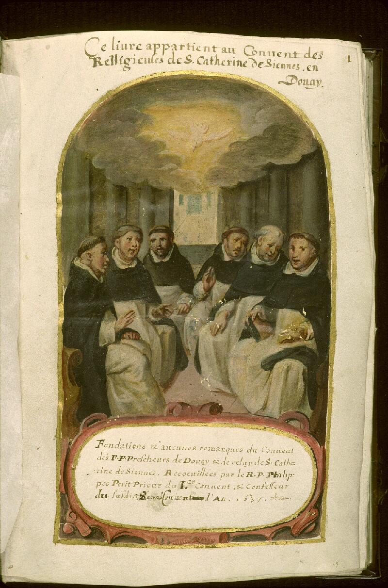 Douai, Bibl. mun., ms. 1170, f. 001 - vue 2