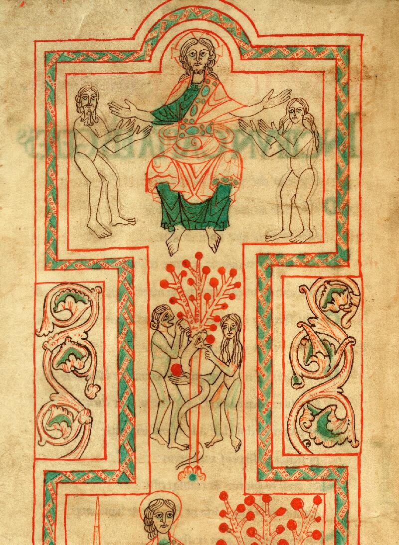Douai, Bibl. mun., ms. 0001, t. I, f. 000Dv - vue 2
