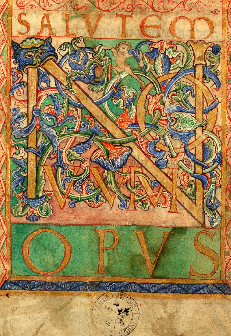 Douai, Bibl. mun., ms. 0016, f. 001 - vue 4