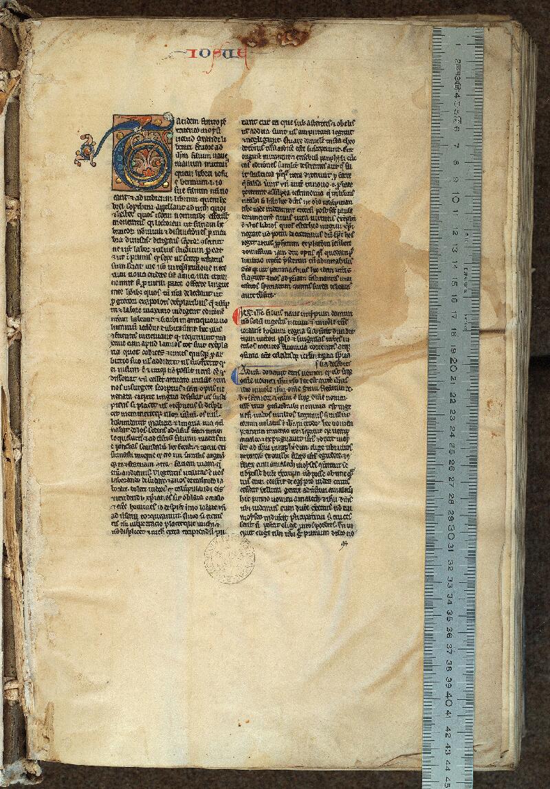 Douai, Bibl. mun., ms. 0017, t. IV, f. 001 - vue 1