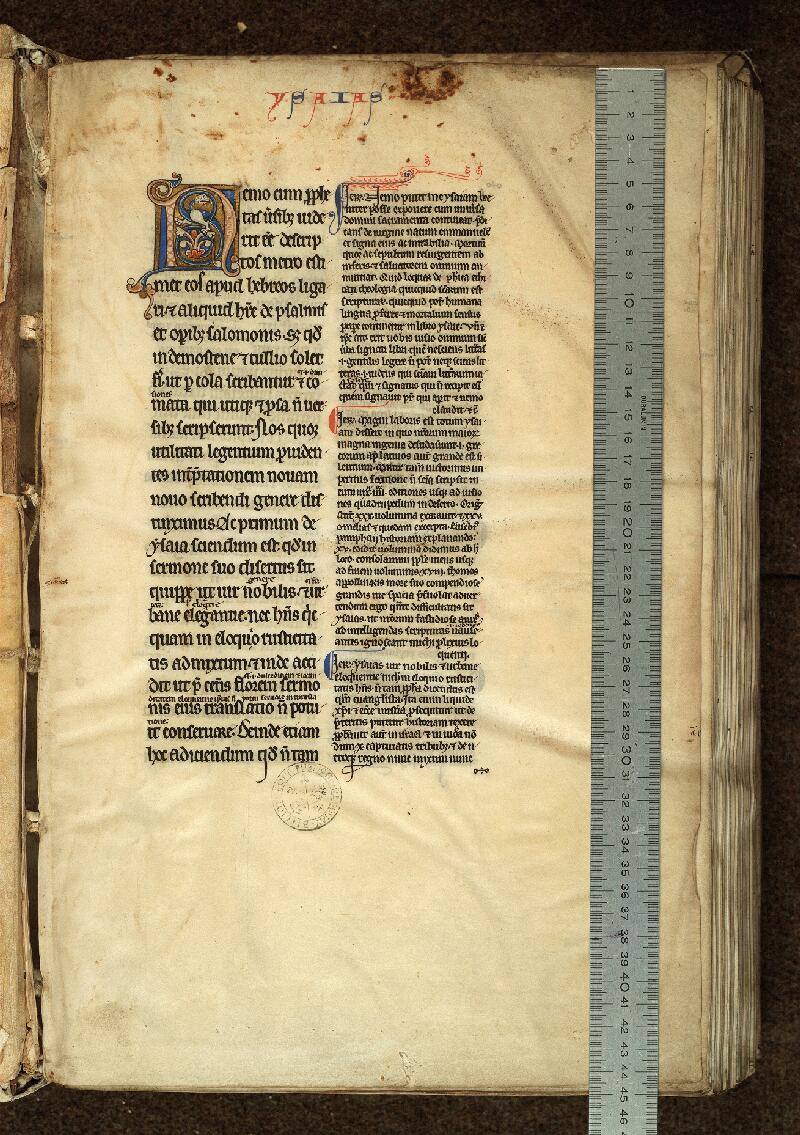 Douai, Bibl. mun., ms. 0017, t. VII, f. 001 - vue 1