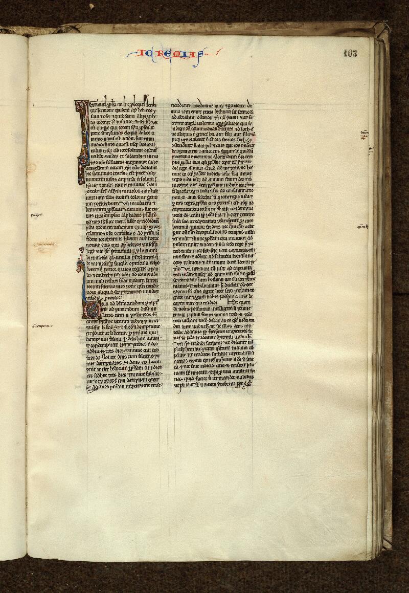Douai, Bibl. mun., ms. 0017, t. VII, f. 103 - vue 1