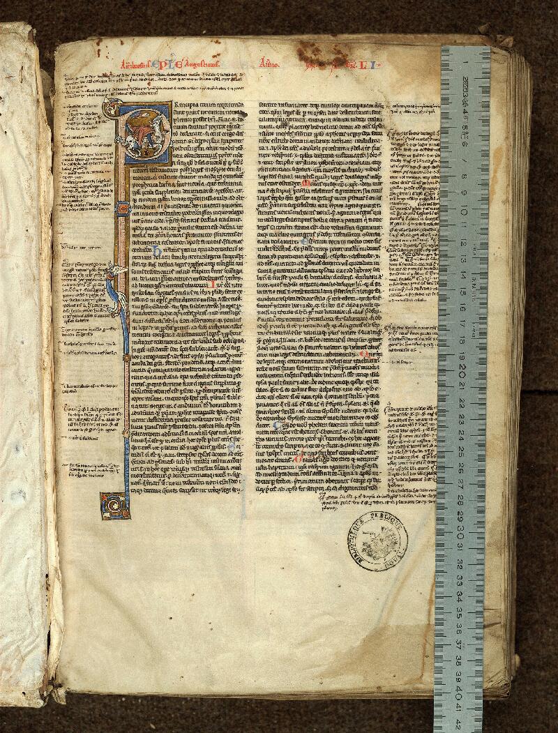 Douai, Bibl. mun., ms. 0017, t. X, f. 001 - vue 1