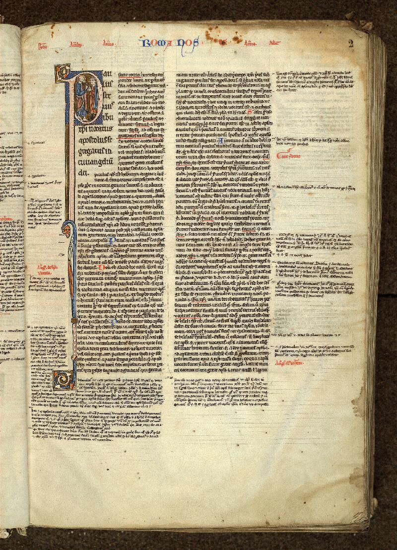 Douai, Bibl. mun., ms. 0017, t. X, f. 002 - vue 1