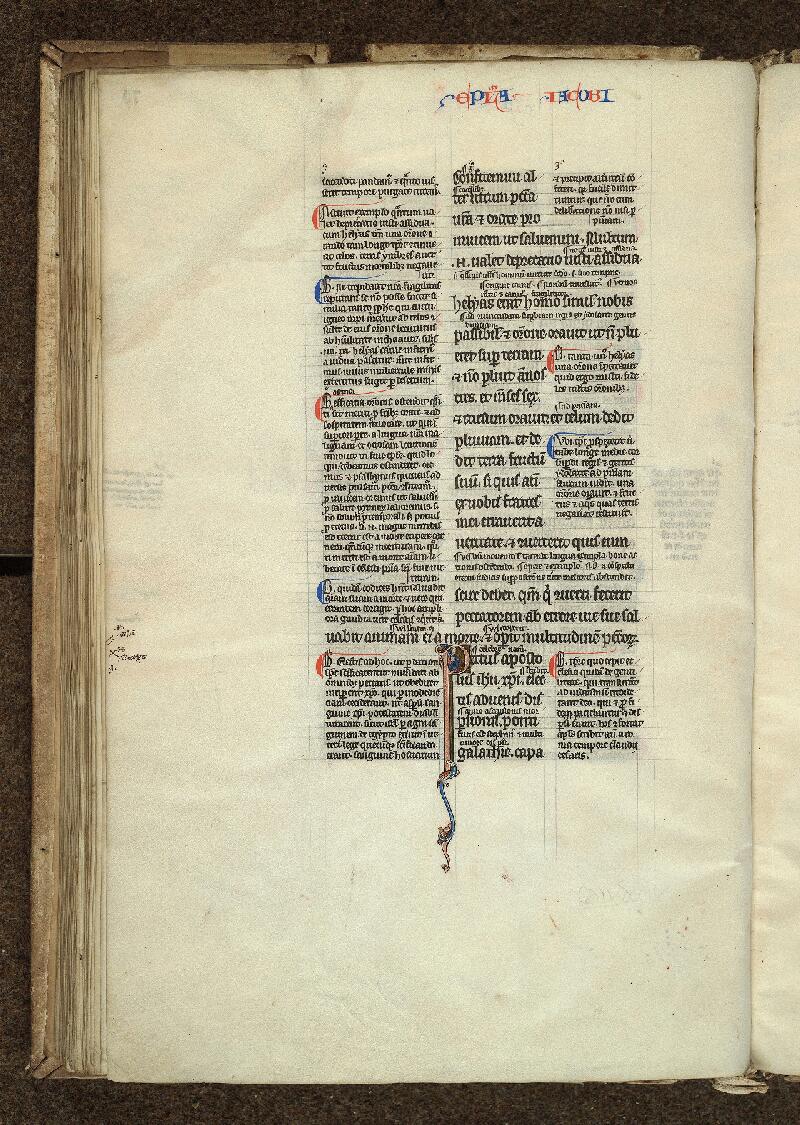 Douai, Bibl. mun., ms. 0017, t. XI, f. 070v - vue 1