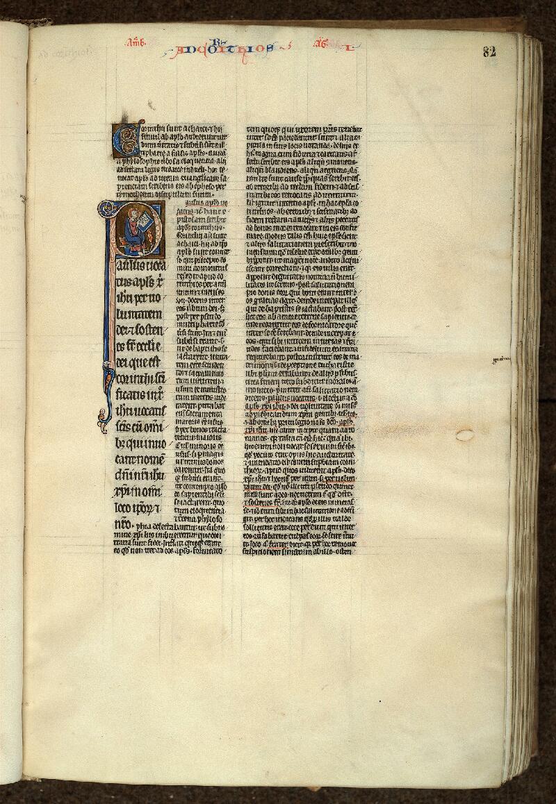 Douai, Bibl. mun., ms. 0018, t. II, f. 082 - vue 1