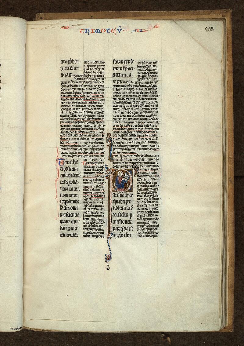 Douai, Bibl. mun., ms. 0018, t. II, f. 263 - vue 1