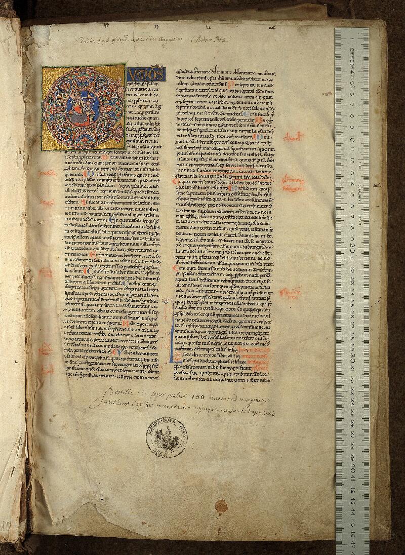 Douai, Bibl. mun., ms. 0019, f. 001 - vue 1