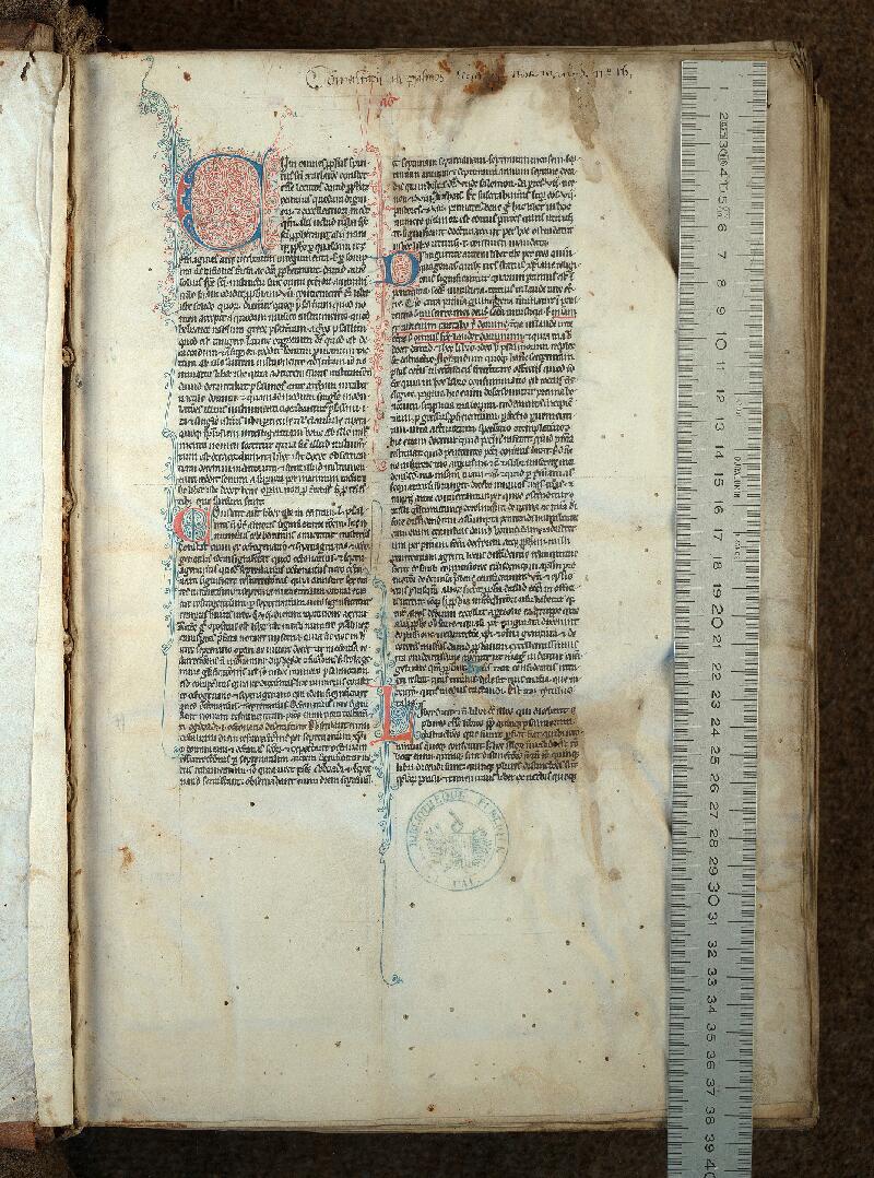 Douai, Bibl. mun., ms. 0020, f. 001 - vue 1