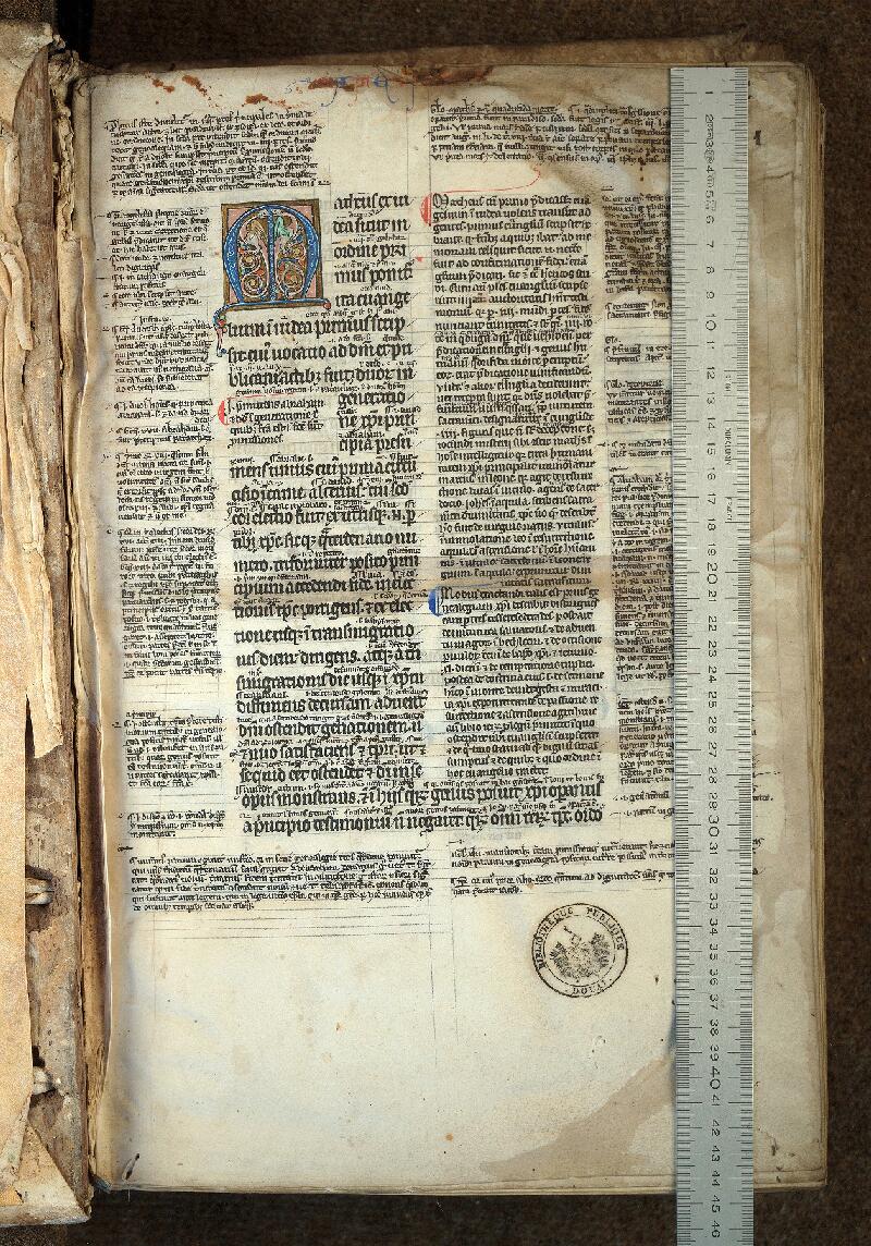 Douai, Bibl. mun., ms. 0021, f. 001 - vue 1