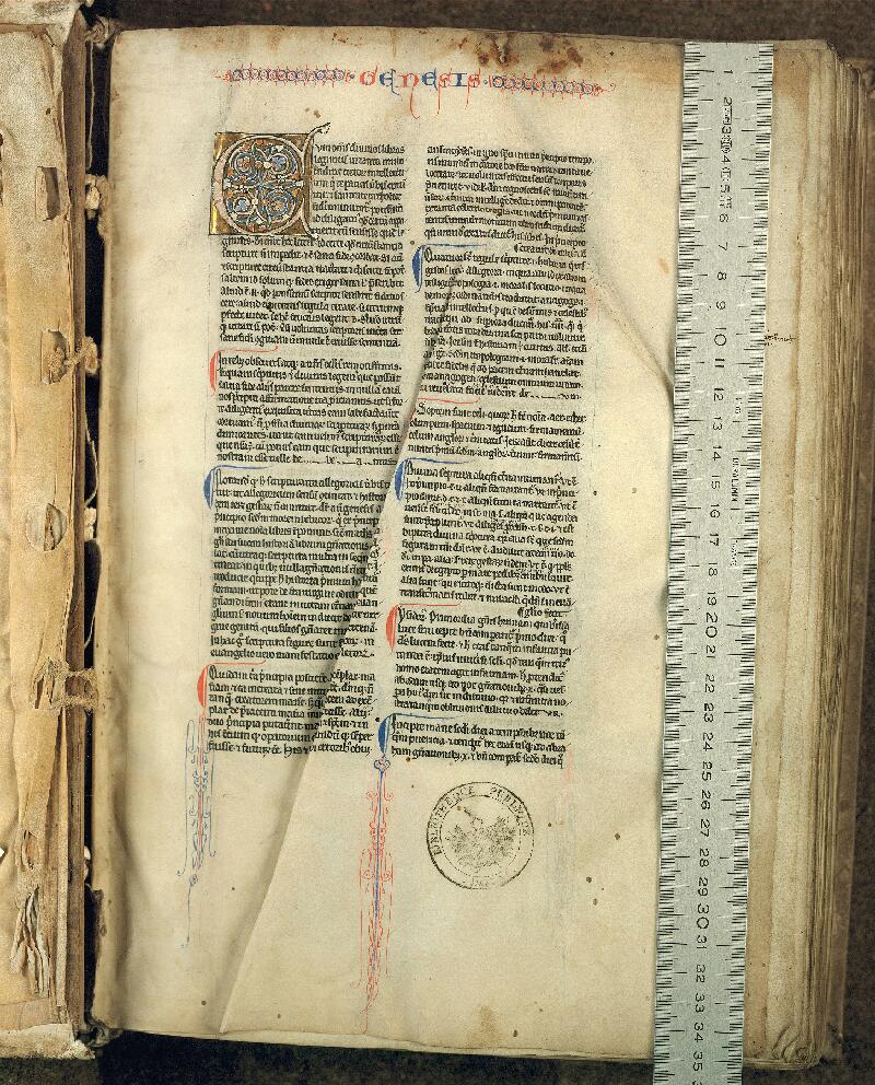 Douai, Bibl. mun., ms. 0022, t. I, f. 001 - vue 1