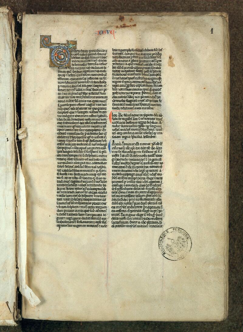 Douai, Bibl. mun., ms. 0022, t. III, f. 001 - vue 2