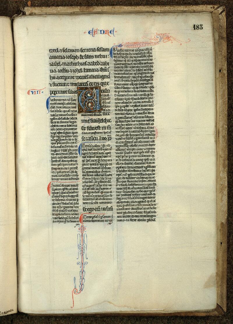 Douai, Bibl. mun., ms. 0022, t. IV, f. 185 - vue 1